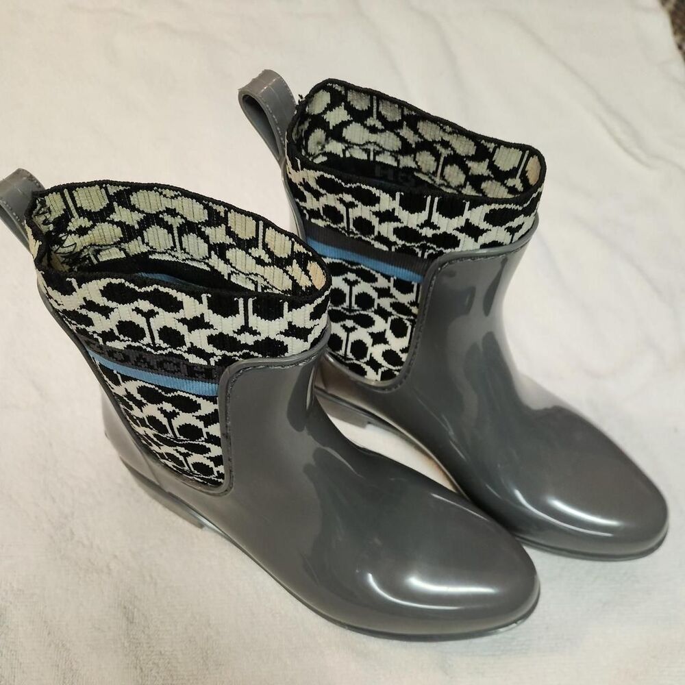Coach Women's Grey Boots